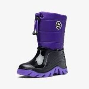 Arctix Kids Size 1 Shortcut Winter Boots Purple Black Insulated Snow Warm